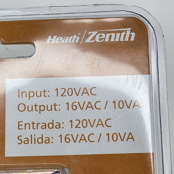 HEATH/ZENITH Wired Transformer DW-122 Factory New for doorbell 120 VAC - Picture 2 of 13